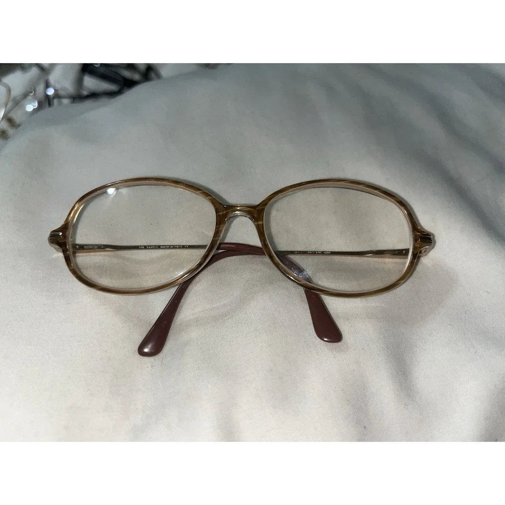 SAFILO‎ ITALY 53-15-135 EYEGLASSES FRAME BROWN PLASTIC 3525